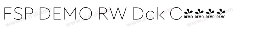 FSP DEMO RW Dck C字体转换 FSP DEMO RW Dck C字体转换
